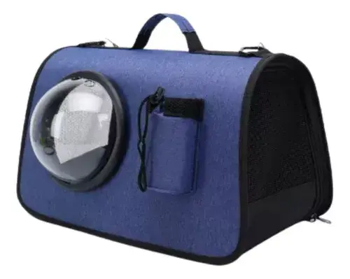 Bolso Para Gatos Con Cupula 44x27x24cm