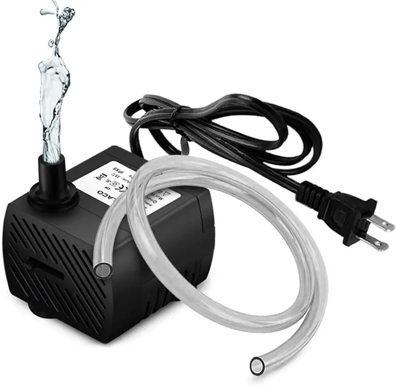 Bomba de agua sumergible para acuario, estanque, fuente e hidropónica, 95 GPH, 5 W