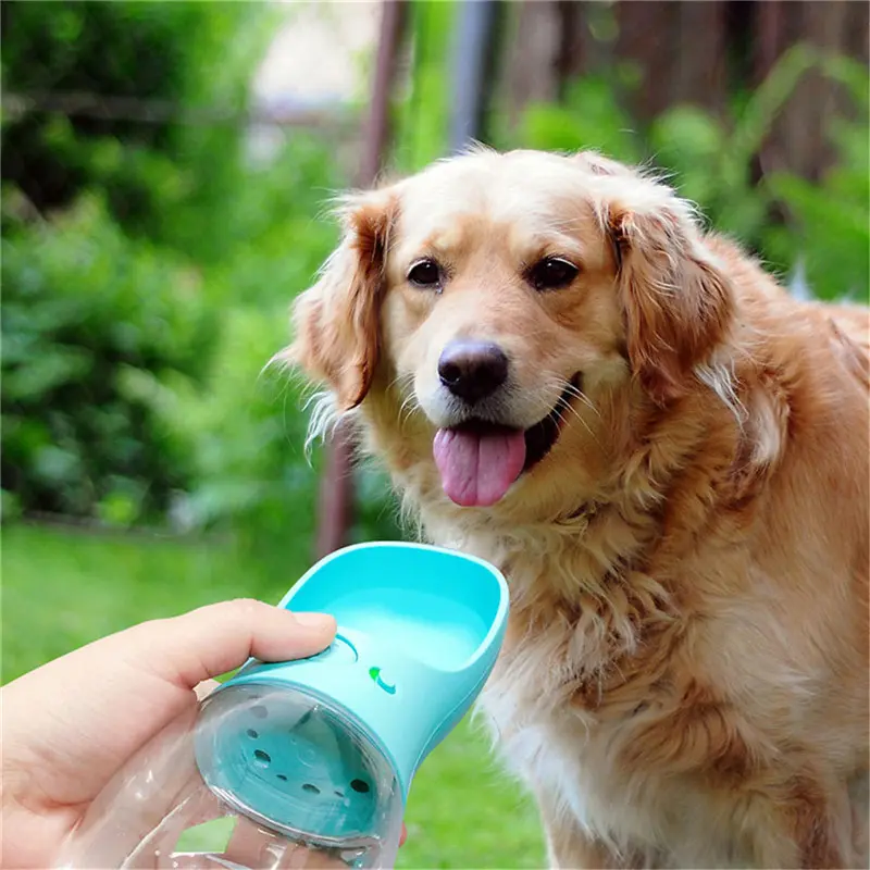 Botella de Agua Portátil para Mascotas – Dispensador de Agua para Perros al Aire Libre