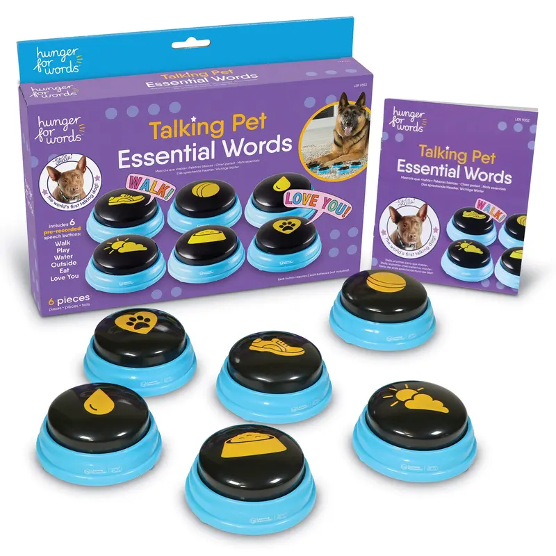 Botones Parlantes para Perros Essential Words