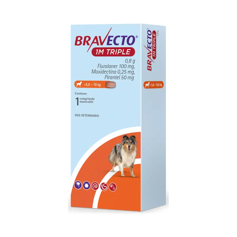 Bravecto 1M Triple 5-10 kg