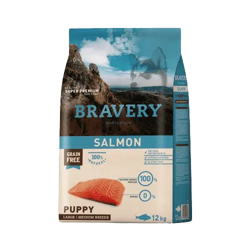 Bravery Cachorro Salmón Razas Medianas y Grandes