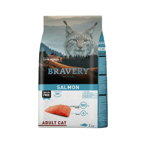Bravery Gato Adulto Salmón