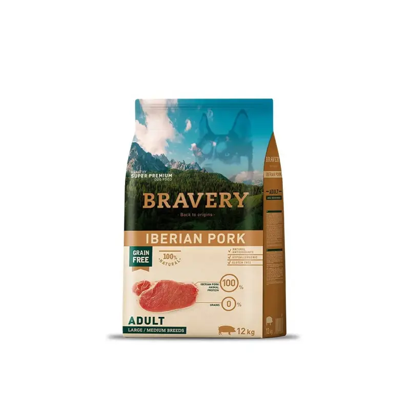Bravery Iberian Pork Adult Large/Medium Breeds