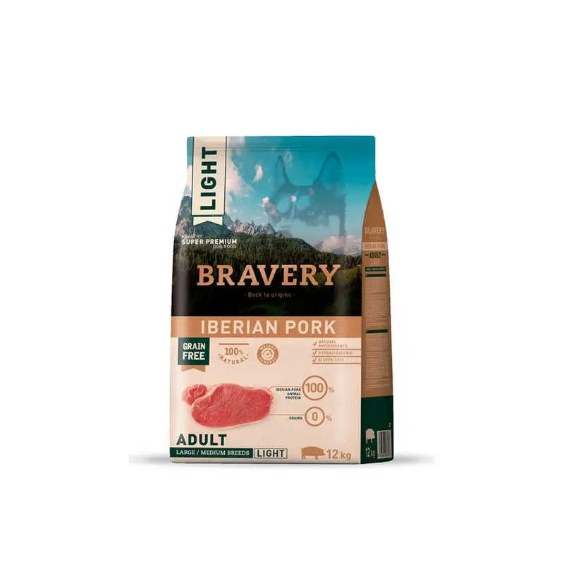 Bravery Light Iberian Pork Adult Large/Medium Breeds