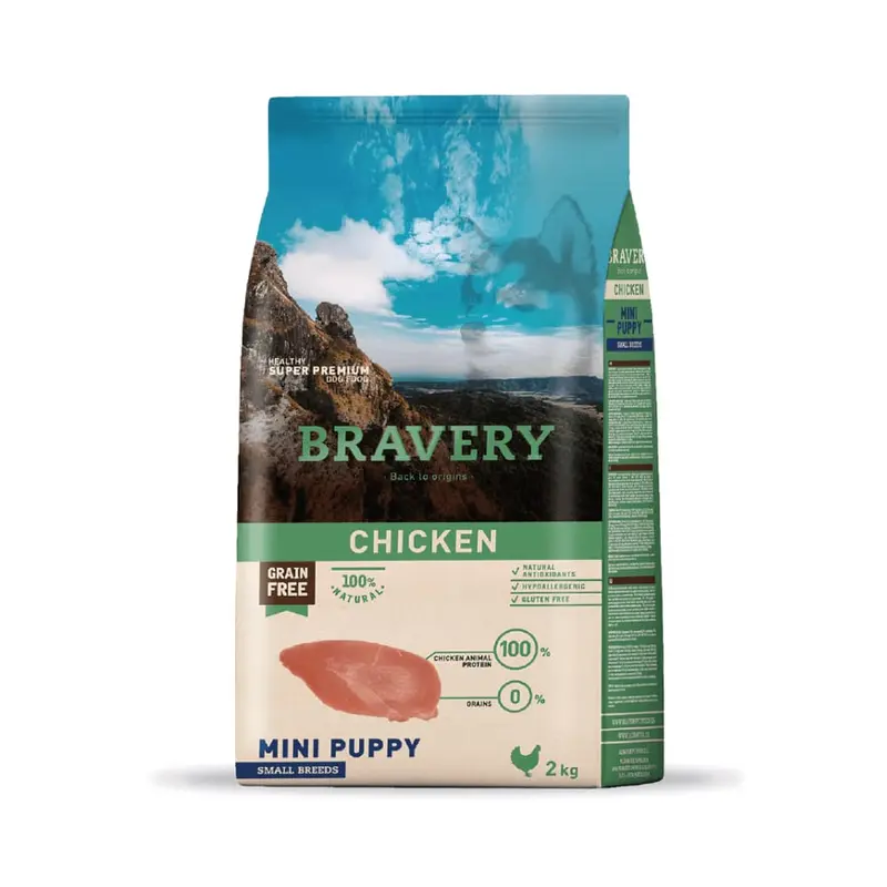 Bravery Perro Cachorro Pollo Razas Pequeñas