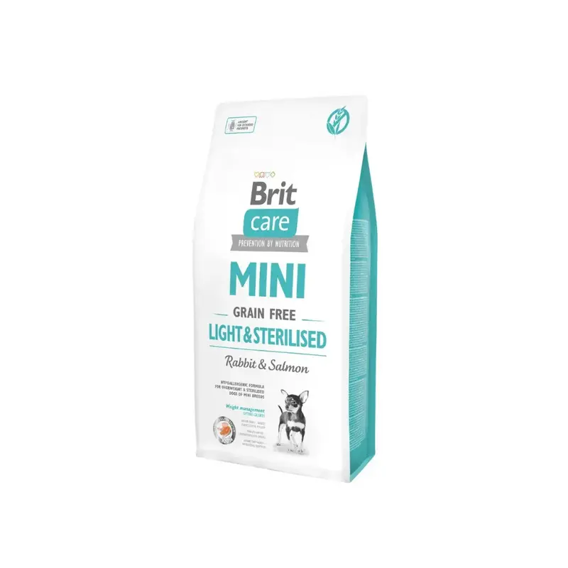 Brit Care Mini GF Light & Sterilised Conejo y Salmón