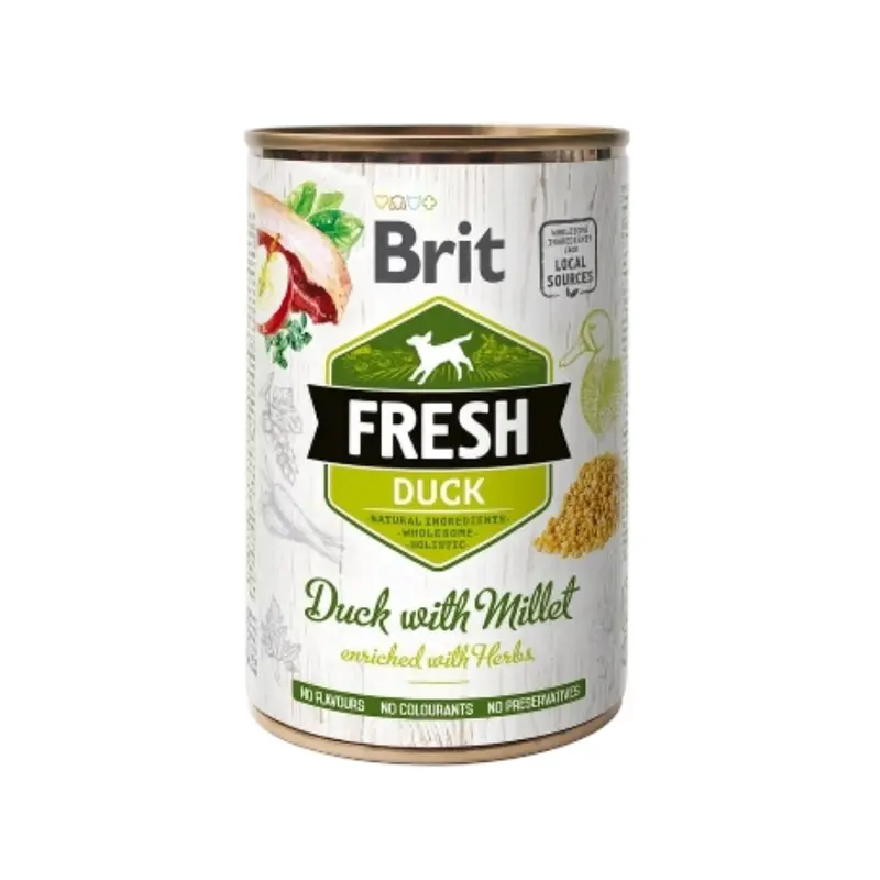 Brit Fresh Duck With Millet 400 g
