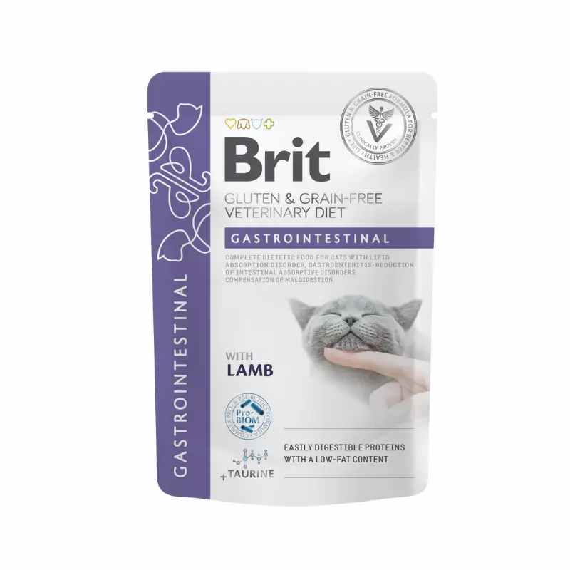 Brit GF VD Cat Gravy GASTROINTESTINAL Cordero (12 x 85 g)