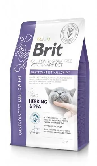 Brit GF Veterinary Diets Gastrointestinal Low Fat para gatos