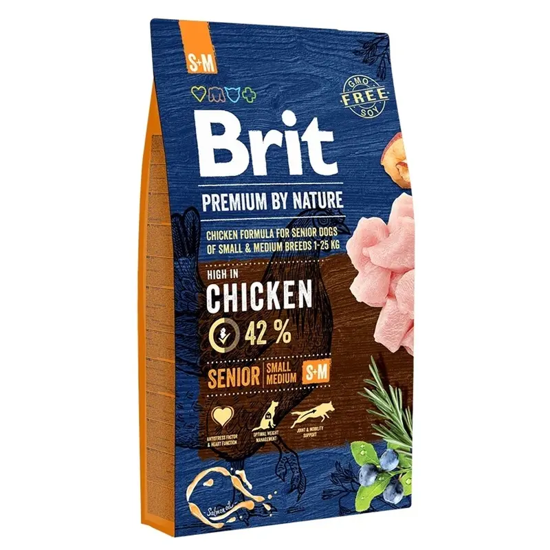 Brit Premium senior Small Medium pienso para perros 15k