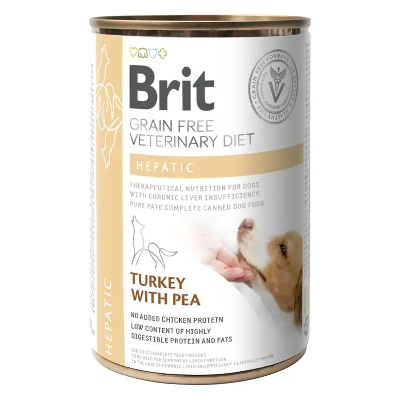 Brit Veterinary Hepatic lata para perros
