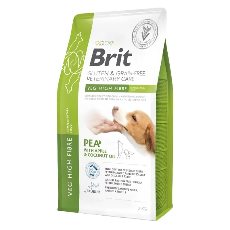 Brit Veterinary High Fibre pienso para perros 2 kg