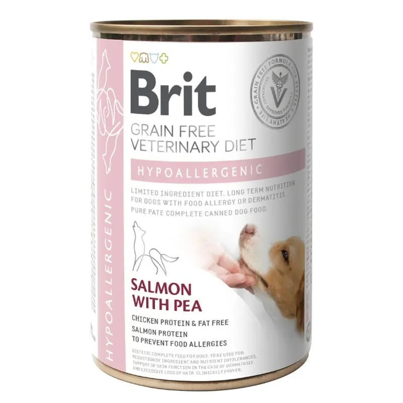 Brit Veterinary Hypoallergenic lata para perros