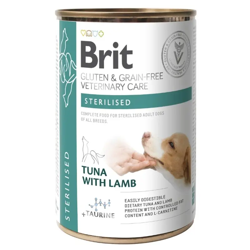 Brit Veterinary Sterilised lata para perros 400gr