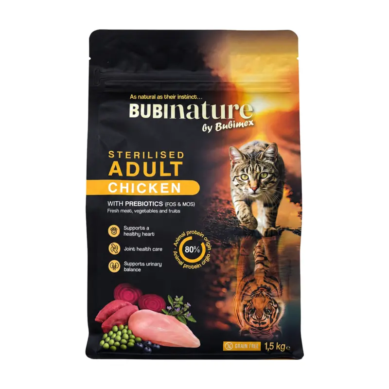 Bubimex Bubi Nature Sterilised Adult Pollo pienso para gatos