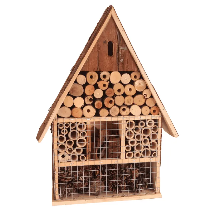 Bubimex Hotel de madera para Insectos 35x9x50 cm