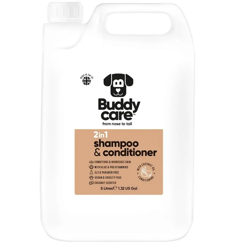 Buddy Care 2In1 Shampoo/Conditioner Coconut 5 L