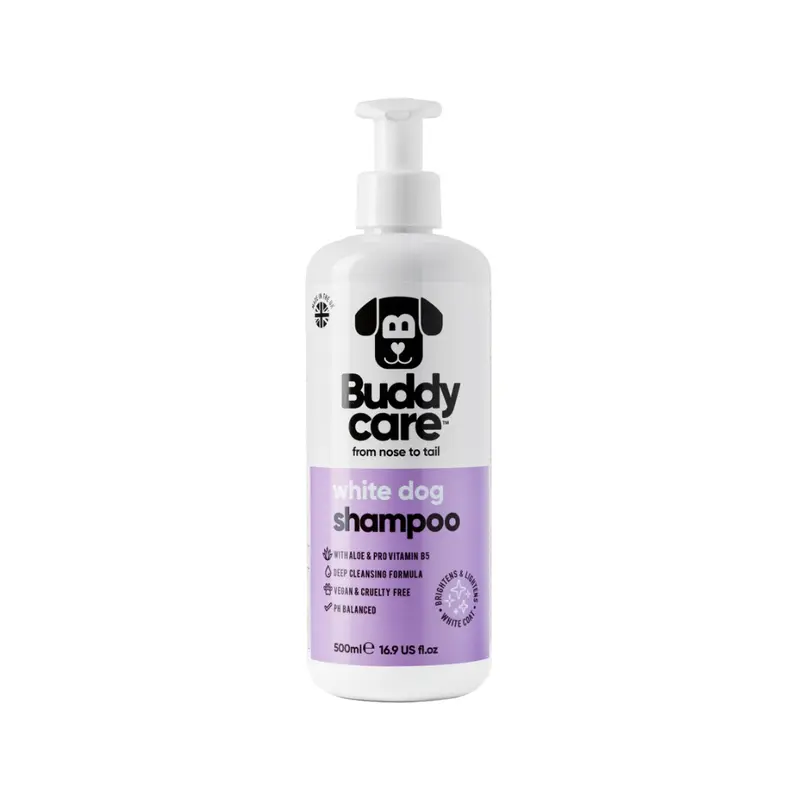BUDDYCARE Champú para Pelo Blanco 500ml para perros
