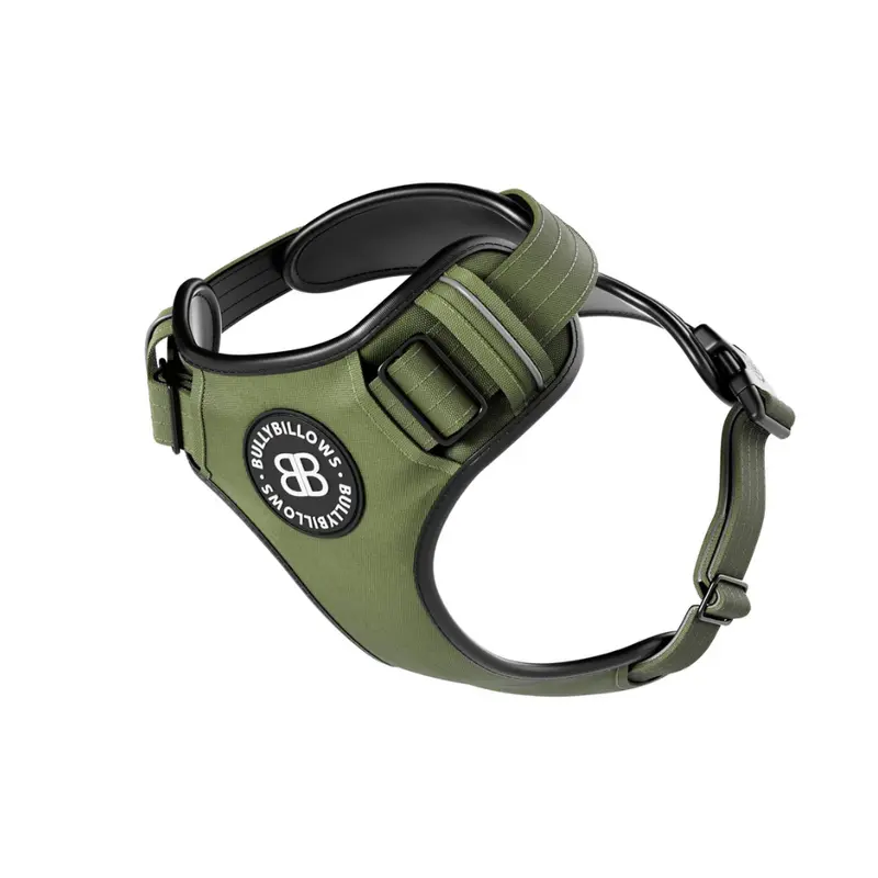 BULLYBILLOWS Arnés Premium Comfort - No Restrictivo y Ajustable Khaki