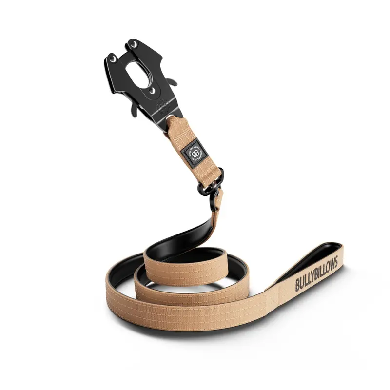 BULLYBILLOWS Correa Giratoria Combat Lead 1.4m - Beige