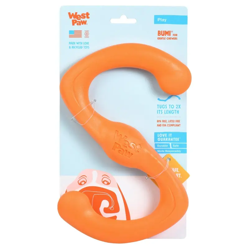 BUMI de West Paw® color Naranja -Juguete para Perros
