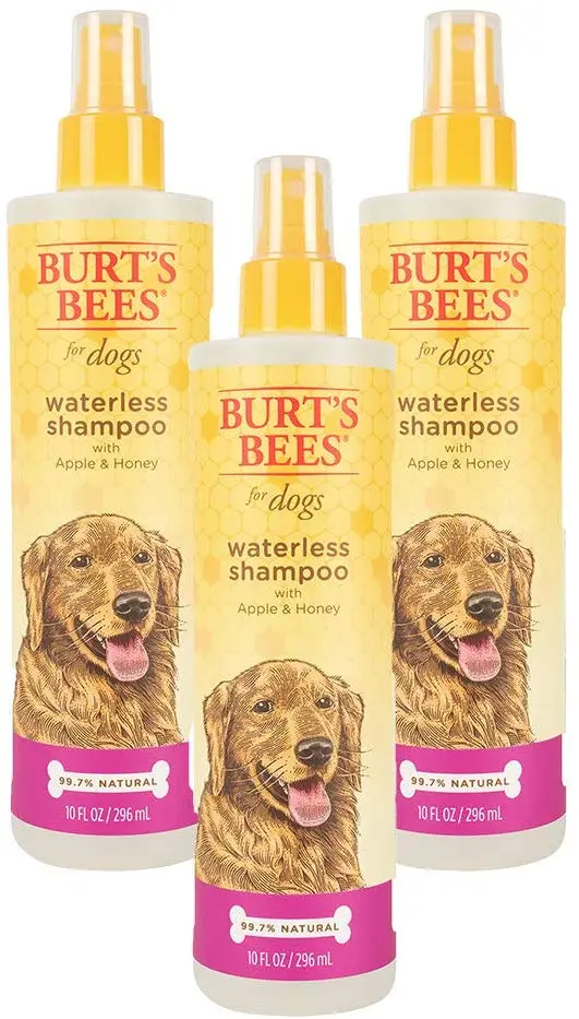 Burt's Bees - Champú natural sin agua para perros
