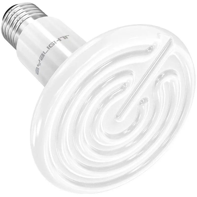 BYB – 100 W 110 V infrarrojos de cerámica Emisor de calor incubadora gallinero mascota lámpara de infrarrojos foco