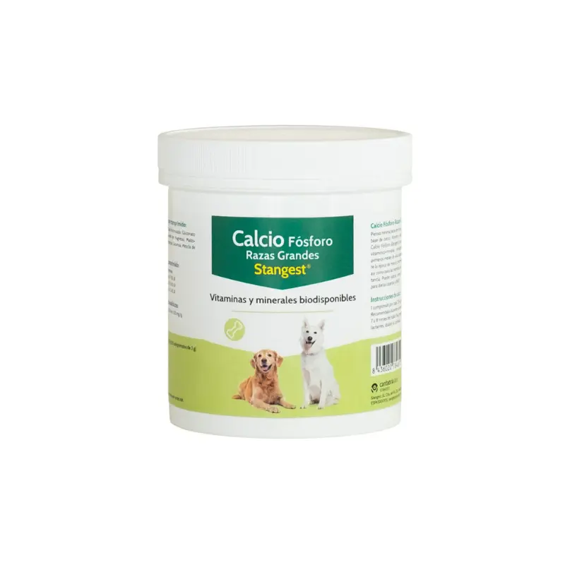 Calcio Fósforo Razas Grandes (120 comp.) – Cantabria Labs (Stangest)