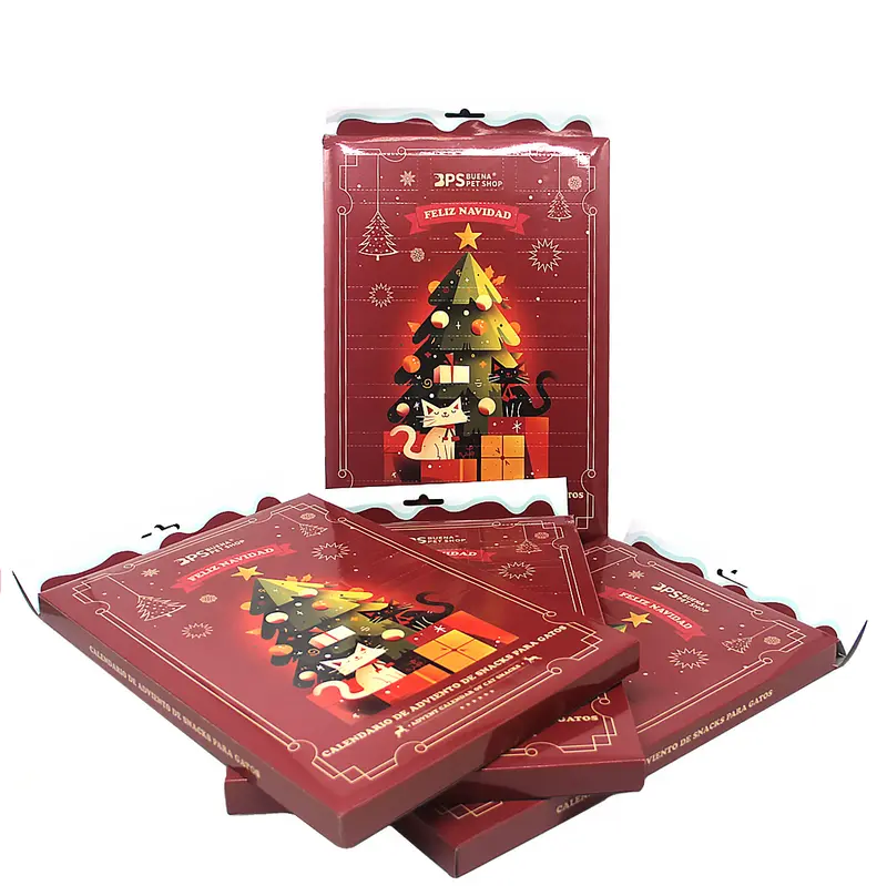 Calendario de Adviento de Snacks Navidad Para Perros o Gatos