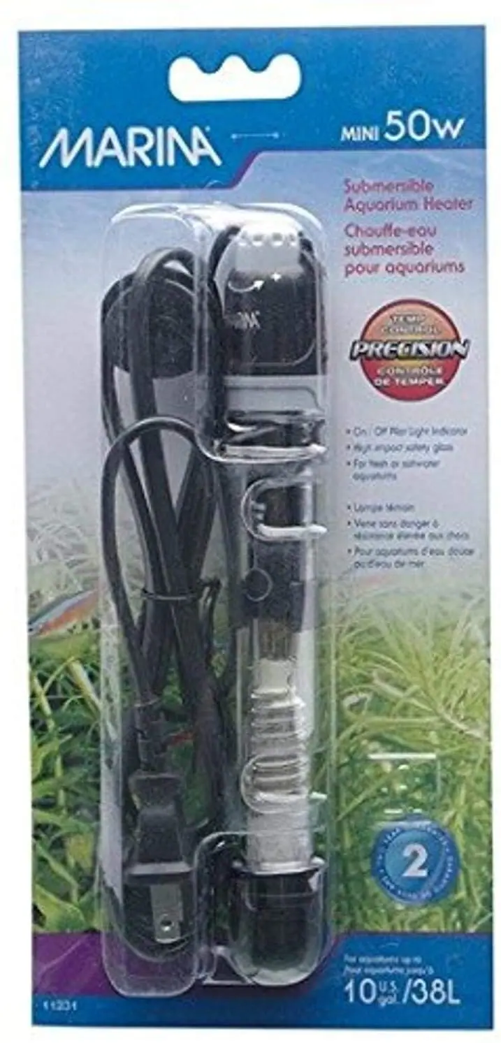 Calentador sumergible para acuario tamaño mini Fluval Marina
