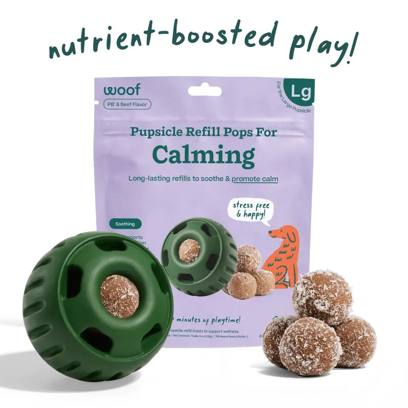 Calming Wellness Pops para Perros | Relajante Natural y Calmante de Woof