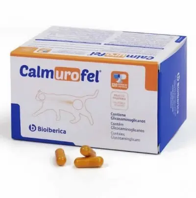 Calmurofel 120 Cápsulas – Cistitis Idiopática Felina Formato Ahorro