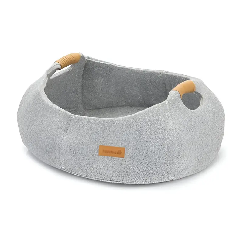Cama Cesta Gris para Gatos