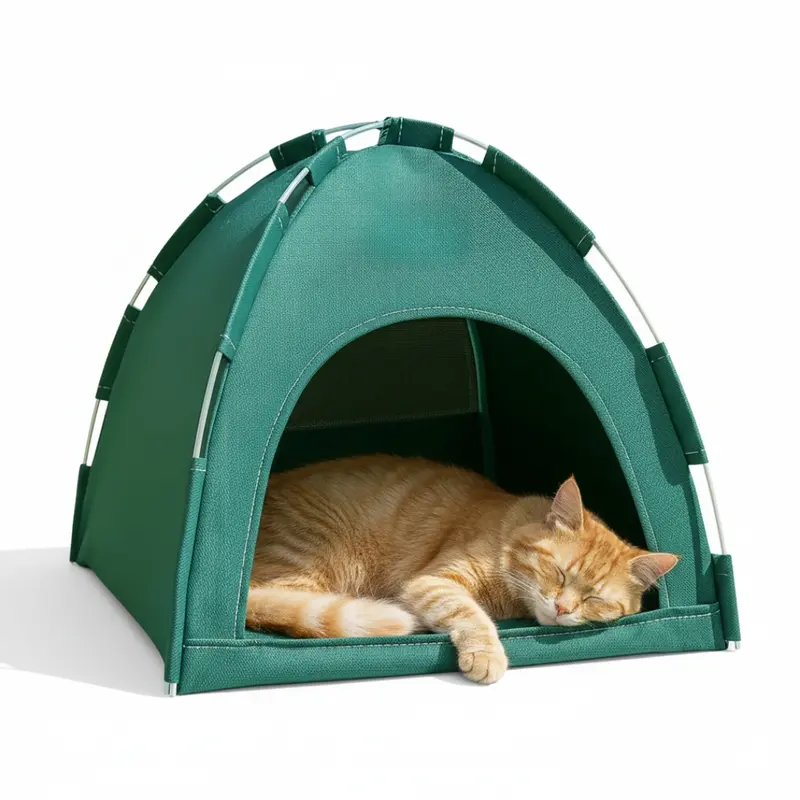 Cama en forma de campaña Family para gatos