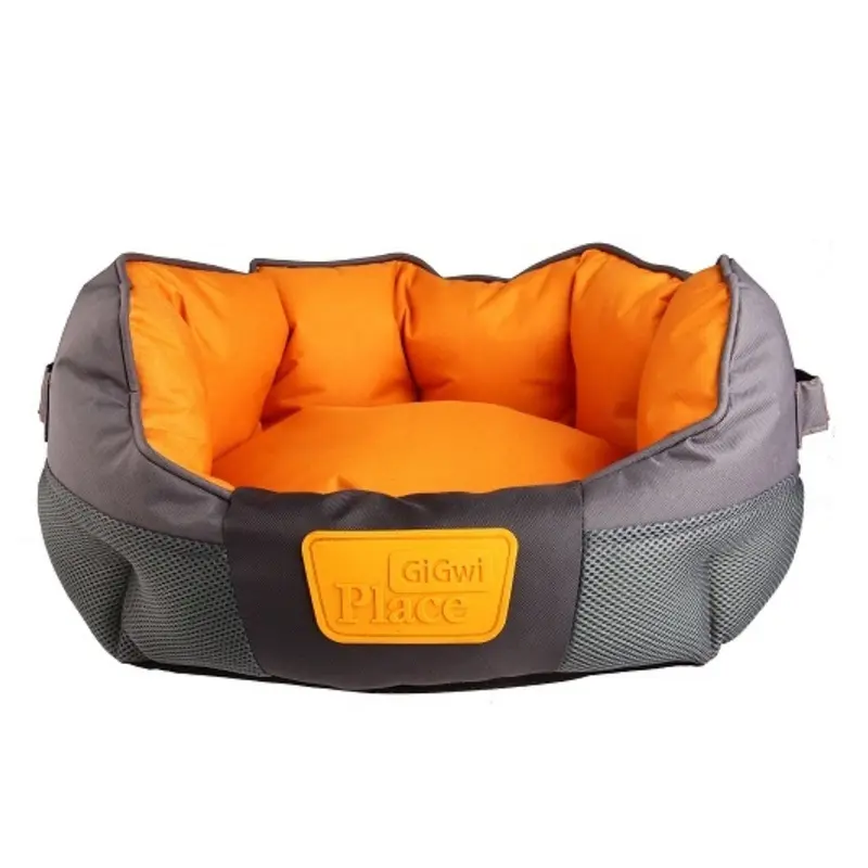 Cama Gig Place Ovalada Gris Naranja M