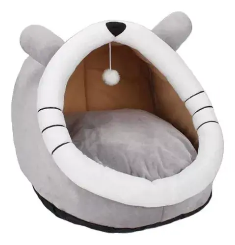 Cama Oso con Orejas para Gatos