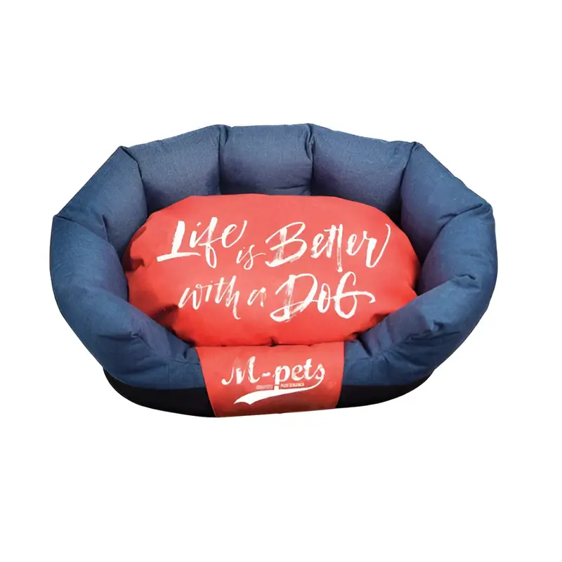 Cama para Perro M-Pets Prague Rojo/Azul