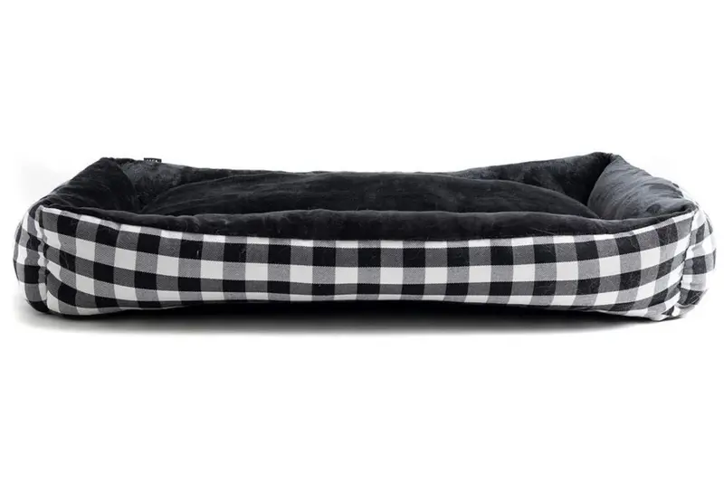 Cama para Perros Modelo City en Cuadros Negros