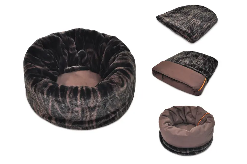 Cama Para Perros Snuggle Bed Marrón de Pet P.L.A.Y.