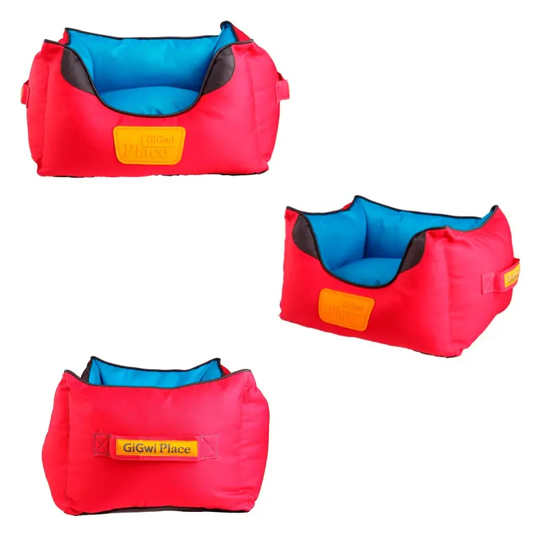 Cama Ping Cuadrada Rosada Y Azul S