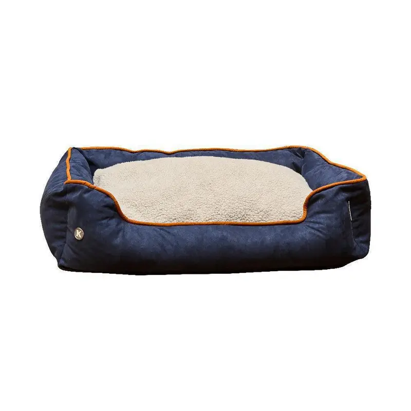 Cama Rectangular Ovejero Azul / Caramelo Kanu Pet para Perro