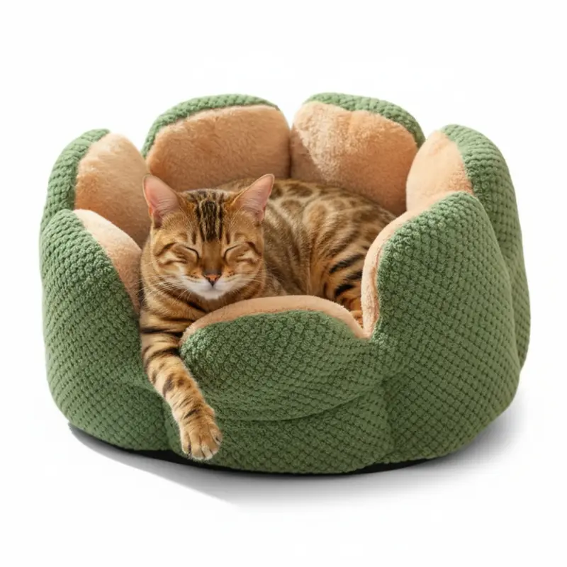 Cama suave Cactus para gatos