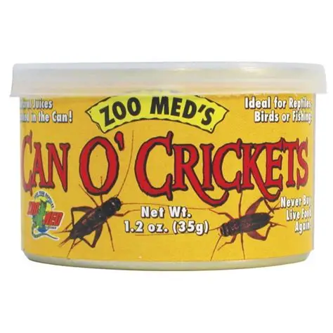 Can o crickets Grillos Adultos en conserva (amarillo) 35gr