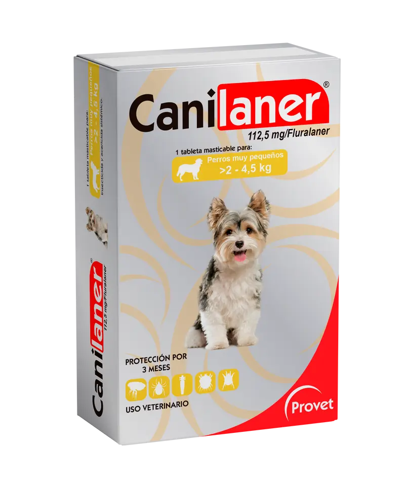 Canilaner X 1 Tableta 112,5Mg (>2 - 4,5Kg)