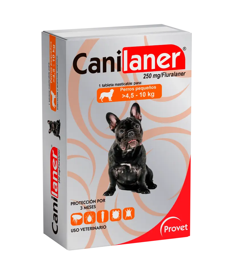 Canilaner X 1 Tableta 250Mg (>4,5 -10Kg)