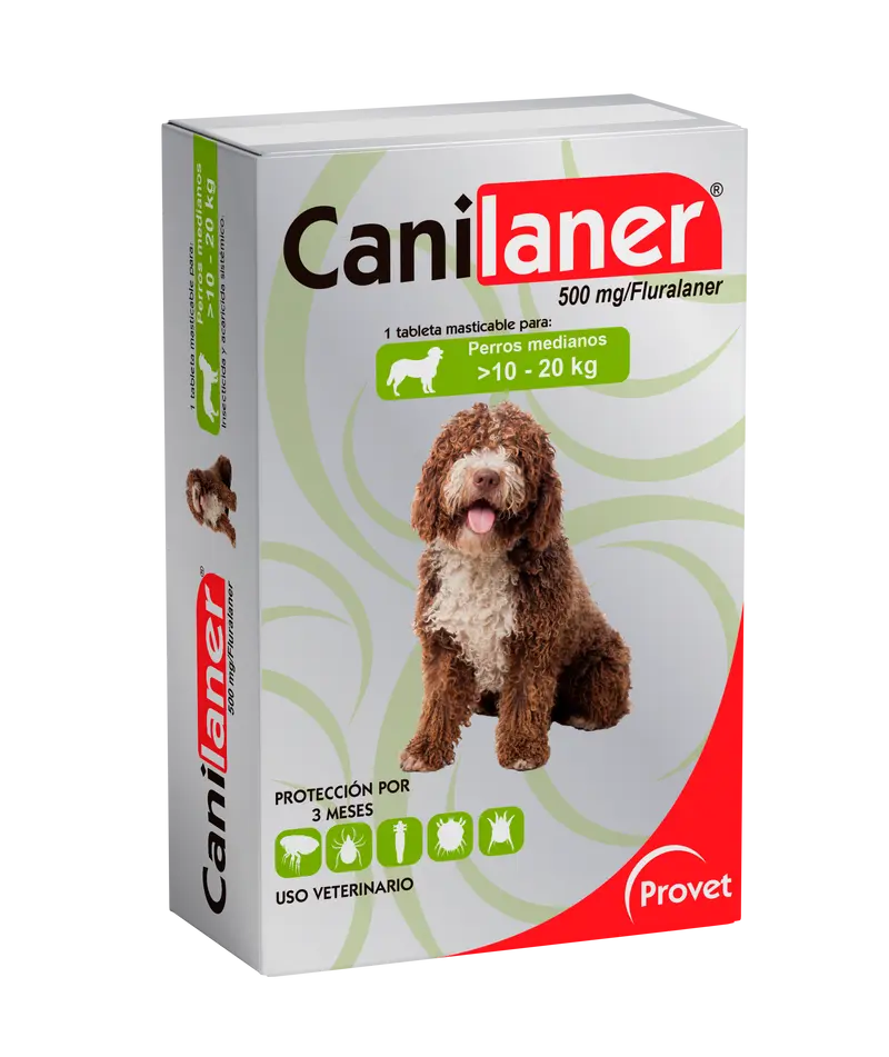 Canilaner X 1 Tableta 500Mg (>10 - 20Kg)