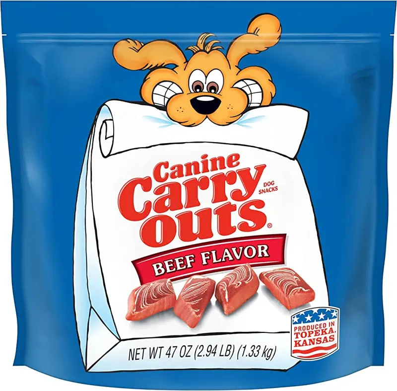 Canine Carry Outs Beef Flavor Dog Treats, 47-Oz