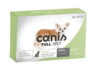 Canis Full Spot 1 a 4 kg ( pipeta perro para parásitos internos y externos )