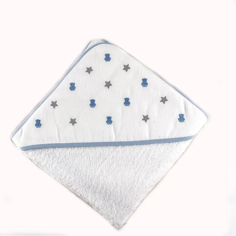 Capa de Baño Osito Estrella Azul